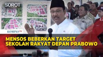 Mensos Saifullah Beberkan Target Sekolah Rakyat Di Depan Prabowo