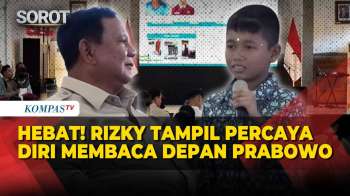 Hebat! Depan Presiden Prabowo Rizki Pamer Kemampuan Membaca: Dari SD Saya Enggak Bisa Baca