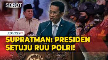 [FULL] Menteri Hukum Supratman: Presiden Setuju RUU Polri Hingga Usia Pensiun Diatur