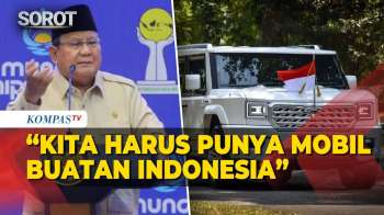 Riuh! Prabowo Serukan Mobil Buatan Indonesia, Peserta Bersorak & Presiden: Kayak Kampanye Aja Ini