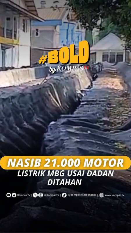 NASIB 21.000 MOTOR LISTRIK MBG USAI DADAN DITAHAN