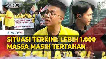 Mahasiswa Tiba! Situasi Terkini di Lokasi Demo, Lebih 1.000 Massa Ditahan dan Dicegat Polisi
