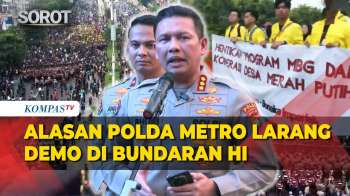 Diblokade! Polda Metro Beberkan Alasan Mahasiswa Dilarang Demo Di Bundaran HI