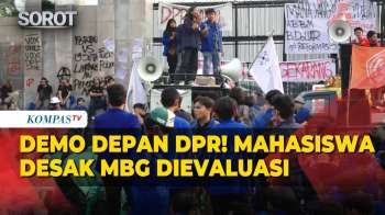 Demo di DPR! Mahasiswa Tuntut Evaluasi MBG dan Koperasi Desa Merah Putih