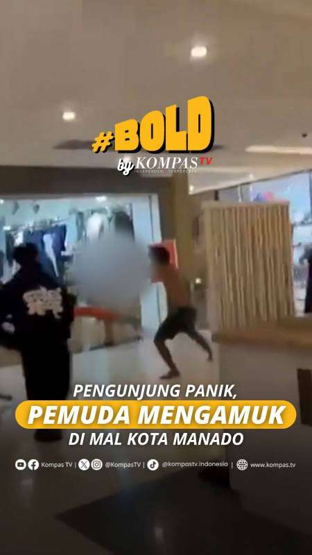PENGUNJUNG PANIK, PEMUDA MENGAMUK DI MAL KOTA MANADO 