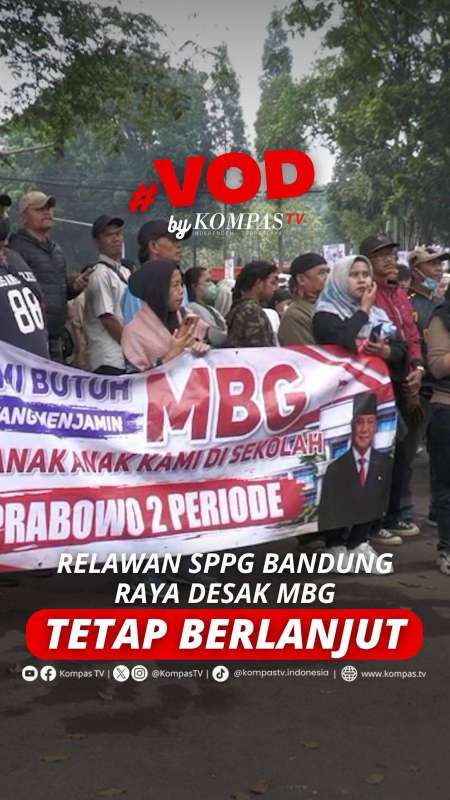 RELAWAN SPPG BANDUNG RAYA DESAK MBG TETAP BERLANJUT 