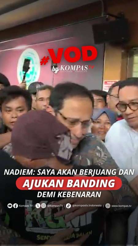 NADIEM: SAYA AKAN BERJUANG DAN AJUKAN BANDING DEMI KEBENARAN