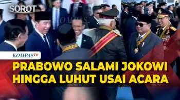 Ditemani Kapolri, Prabowo Salami Jokowi Hingga Luhut Usai Acara HUT Ke-80 Polri