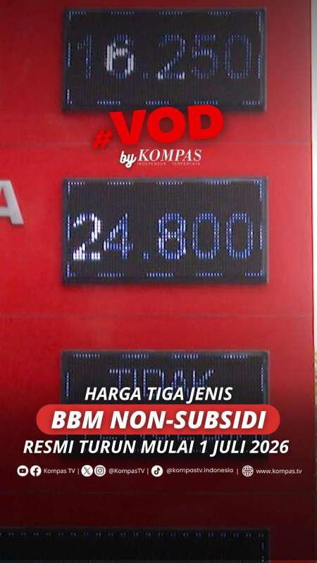 HARGA TIGA JENIS BBM NON-SUBSIDI RESMI TURUN MULAI 1 JULI 2026