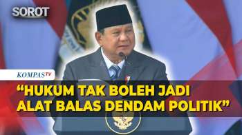Pidato Di HUT Polri, Prabowo: Hukum Tak Boleh Jadi Alat Balas Dendam Politik