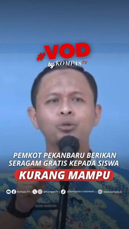 Pemkot Pekanbaru Berikan Seragam Gratis Kepada Siswa Kurang Mampu