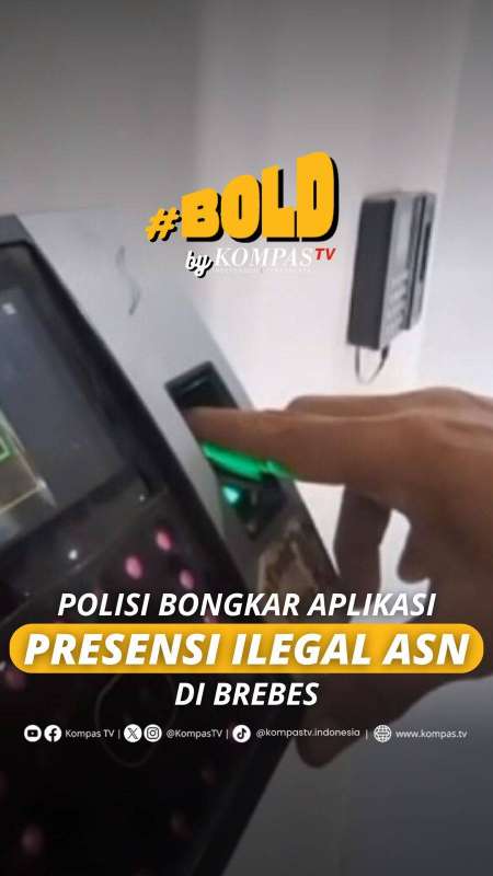 POLISI BONGKAR APLIKASI PRESENSI ILEGAL ASN DI BREBES 