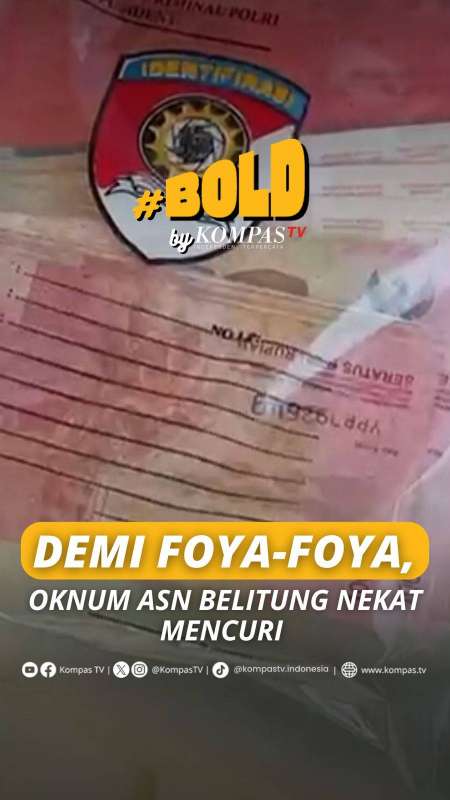 DEMI FOYA-FOYA, OKNUM ASN BELITUNG NEKAT MENCURI 