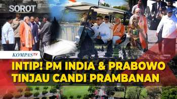 Istimewa! PM India Narendra Modi Tiba Prambanan, Prabowo Langsung Ajak Tinjau Candi