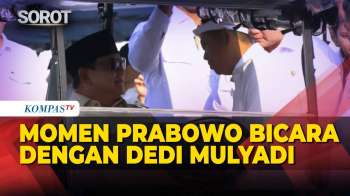 Momen Prabowo Berbincang Dengan Dedi Mulyadi Hingga Disopiri Seksab Teddy