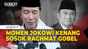 Momen Jokowi Turut Berduka Atas Meninggalnya Rachmat Gobel
