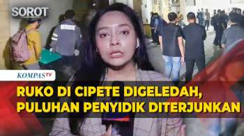 Suasana Penggeledahan Ruko Di Cipete, Puluhan Penyidik Diterjunkan Usut Tiga Kasus Korupsi