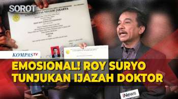 EMOSIONAL! Roy Suryo Tunjukkan Ijazah Doktor Asli Dari UNJ, Bantah Tuduhan Ijazah Palsu