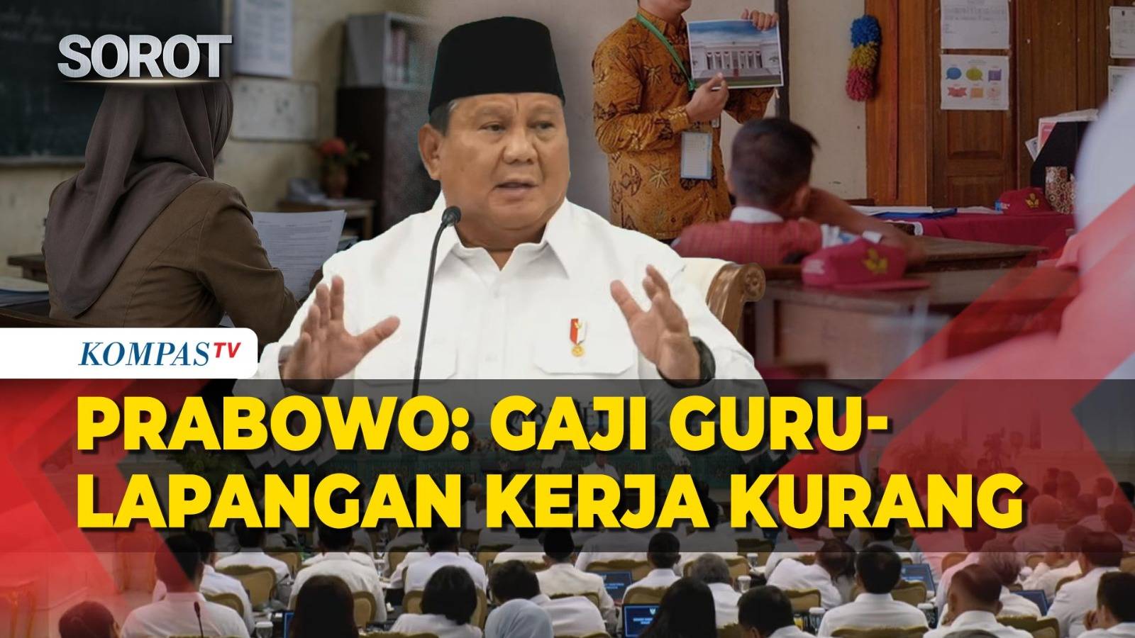 Prabowo Akui Gaji Guru-Lapangan Kerja Kurang: Kita Diberi Mandat Selesaikan