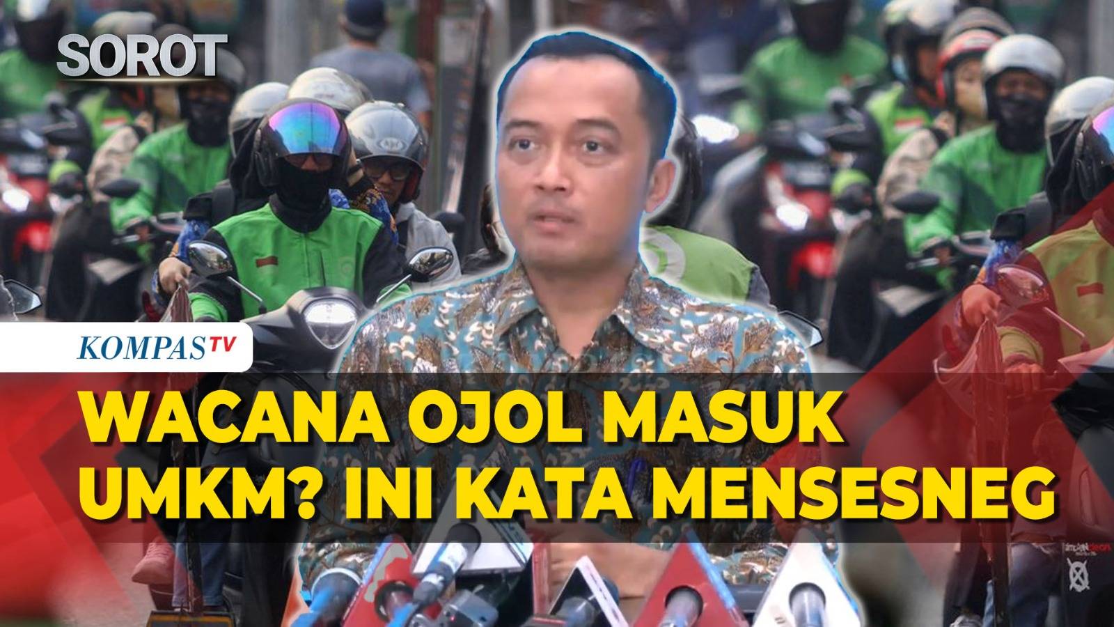 Wacana Ojol Masuk UMKM? Ini Penjelasan Mensesneg Prasetyo