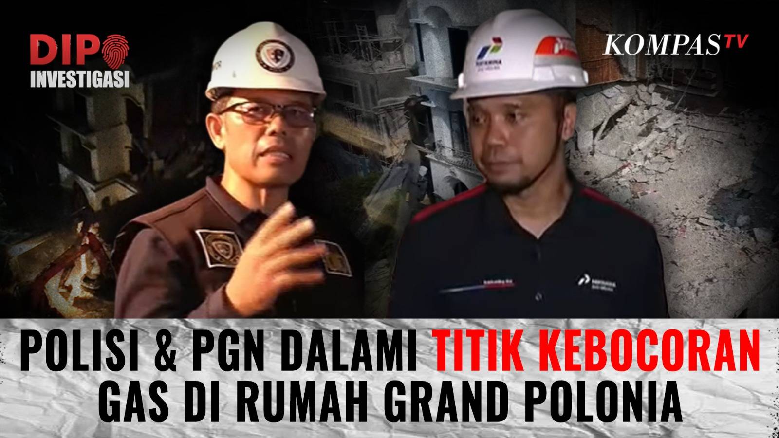 Polisi Dan PGN Dalami Titik Kebocoran Gas Di Rumah Grand Polonia | DIPO INVESTIGASI