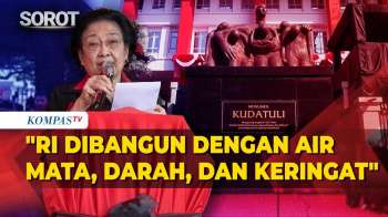 Ketum PDIP Megawati Resmikan Patung Monumen Kudatuli, Tegaskan Pentingnya Persatuan