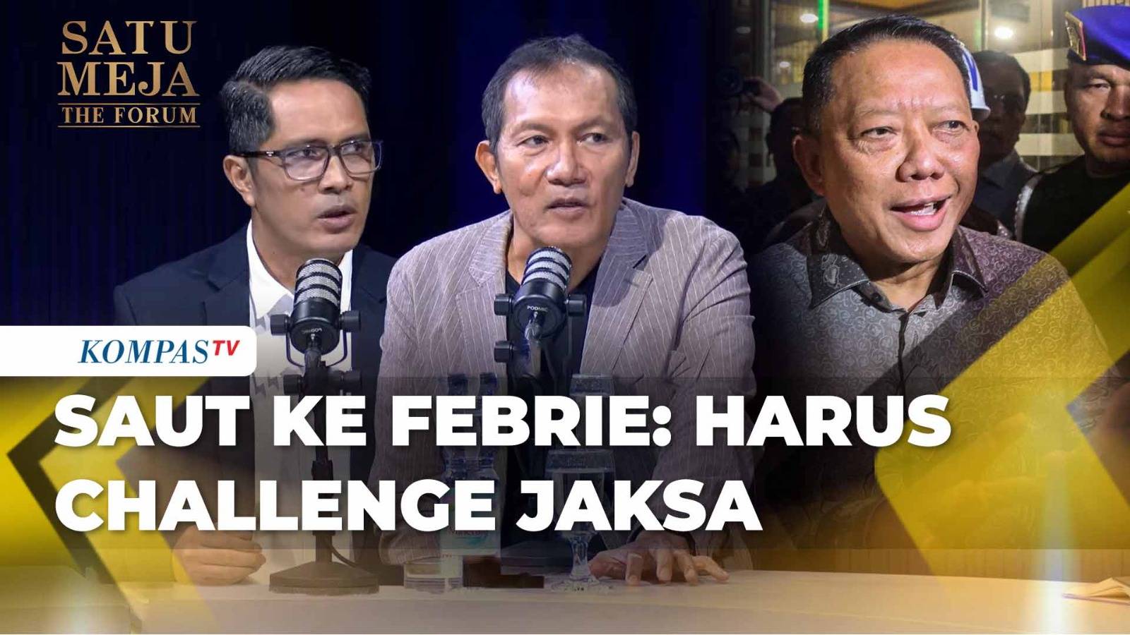 Saut Situmorang: Febri Diansyah Harus Challenge Jaksa Di Kasus Eks Jampidsus Febrie | SATU MEJA