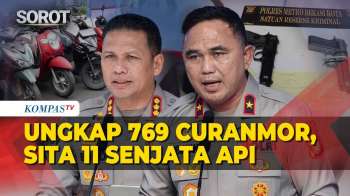 FULL! Polda Metro Ungkap 769 Kasus Curanmor, 729 Tersangka Ditangkap Dan 11 Senjata Api Disita
