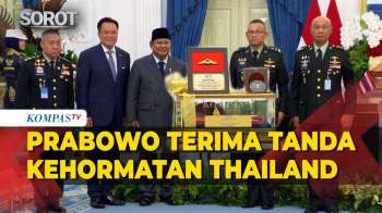 Presiden Prabowo Terima Tanda Kehormatan dari Militer Thailand