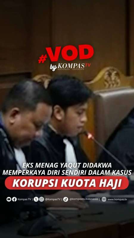 Eks Menag Yaqut Didakwa Memperkaya Diri Sendiri