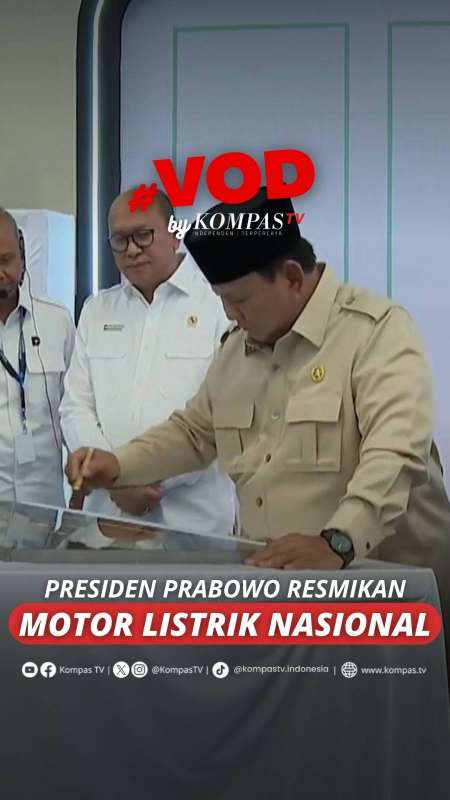 PRESIDEN PRABOWO RESMIKAN MOTOR LISTRIK NASIONAL