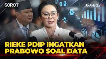 Rieke PDIP Respons Pidato Presiden: Ingatkan Prabowo Soal Data