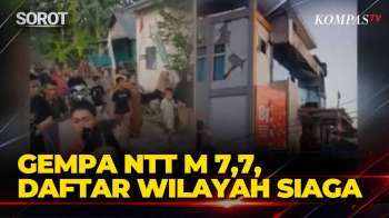 Gempa NTT M 7,7 Berpotensi Tsunami, Ini Daftar Wilayah Yang Siaga Dan Waspada