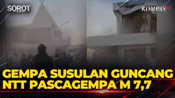 Gempa Susulan Guncang NTT Pascagempa M 7,7 di Nagekeo