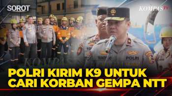[FULL] Polri Kirim Personel, K9, Hingga Logistik Bantu Korban Gempa NTT
