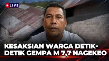 Momen Kesaksian Warga Nagekeo, Detik-detik Gempa M7,7 di NTT: Guncangan Begitu Hebat