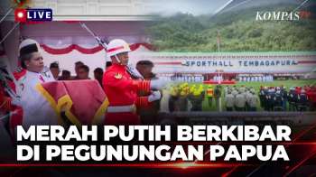 Pengibaran! HUT ke-81 RI di Freeport Tembagapura: Merah Putih Berkibar di Ketinggian Papua