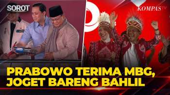 Momen Prabowo Terima MBG Dan Joget Bersama Bahlil Di Pesta Rakyat HUT Ke-81 RI