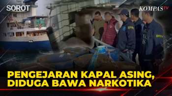 Pengejaran Kapal Bendera Tanzania, Bawa 2,6 Ton Dugaan Narkotika Cair, 10 ABK Myanmar Ditangkap