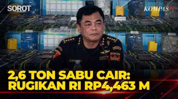 Dirjen Bea Cukai Ungkap Kerugian Negara Rp4,463 Miliar Akibat Penyelundupan 2,6 Ton Sabu Cair