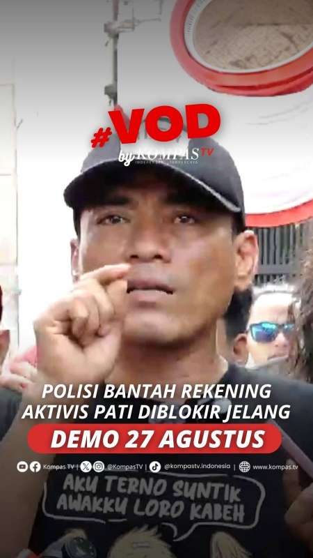 POLISI BANTAH BLOKIR REKENING AKTIVIS PATI