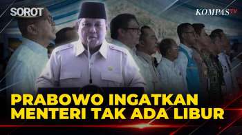 Presiden Prabowo: Kabinet Merah Putih Hampir Tak Ada Libur, Kalau Tidak Sanggup Minggir