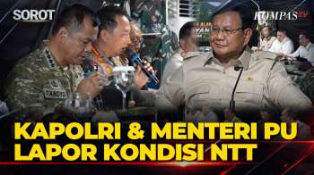Depan Prabowo! Kapolri Dan Menteri PU Laporkan Penanganan Pascagempa NTT
