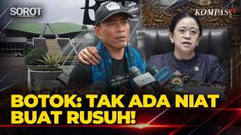 Datangi Gedung DPR! Botok Ungkap Aksi Demo 27 Agustus Tak Rusuh, Soroti Pernyataan Puan Maharani
