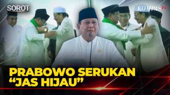Disambut Tepuk Riuh! Prabowo Serukan Jas Hijau: Jangan Sekali-kali Melupakan Jasa Ulama