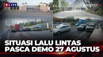 Terkini! Situasi Lalu Lintas Pasca Demo 27 Agustus Di Kawasan DPR Dan Sekitarnya