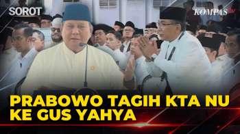 Saat Prabowo Tagih Kartu Anggota NU Ke Gus Yahya: Masih Utang Sama Saya