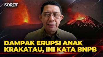 BNPB: Erupsi Gunung Anak Krakatau Berdampak di 15 Kecamatan