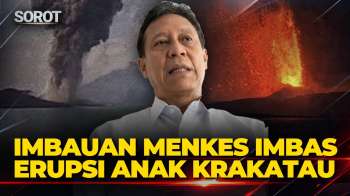 Menkes Imbau Warga Tak Panik Hadapi Abu Vulkanik Gunung Anak Krakatau