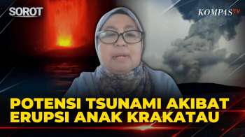 Gunung Anak Krakatau Erupsi, Badan Geologi Ungkap Bedanya Dengan Kondisi Tahun 2018